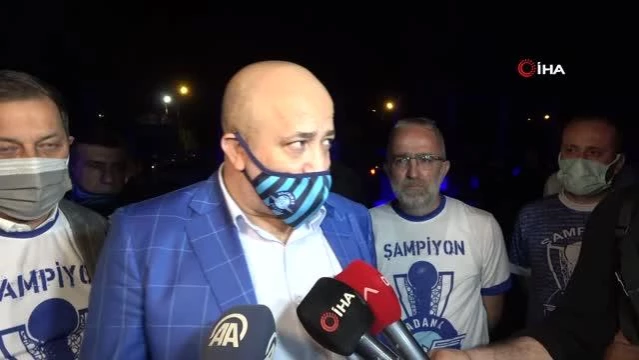 Adana Demirspor Başkanı Sancak: Anlımızın akı kadar helaldi bu şampiyonluk 