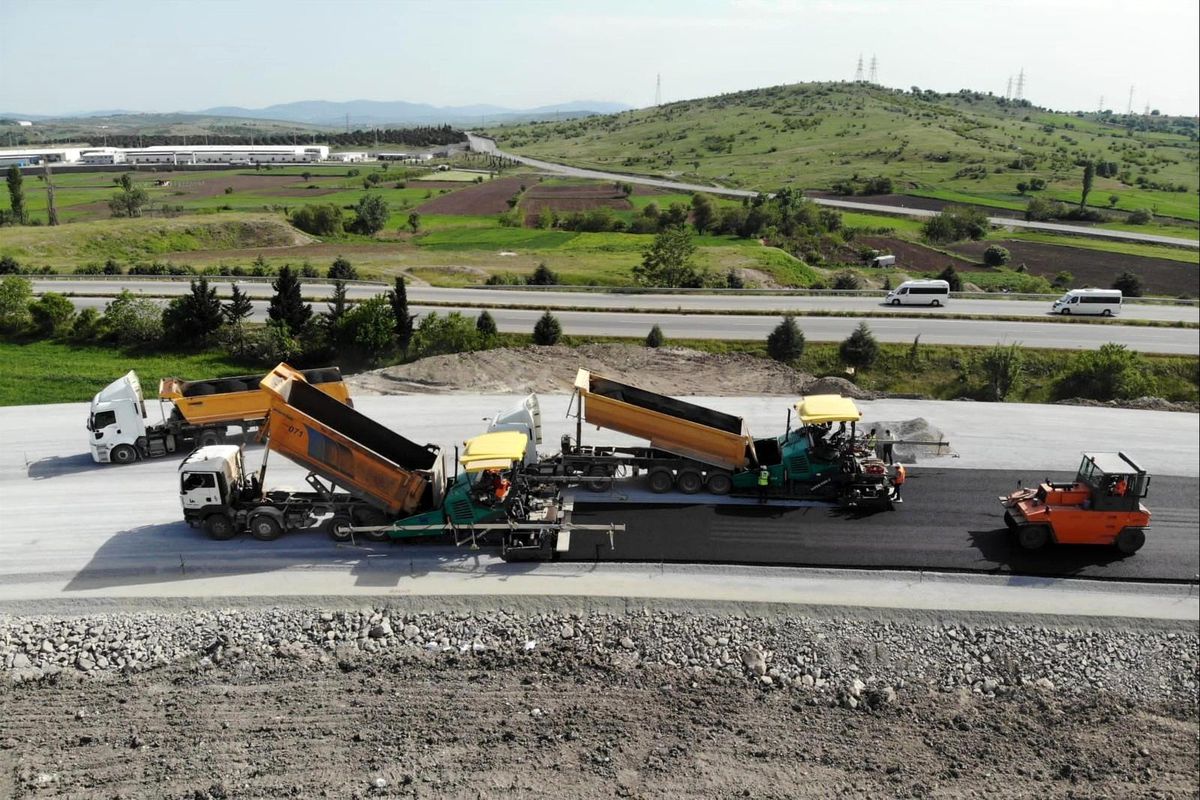 Büyükşehir OSB Yolu\'nda sona geldi