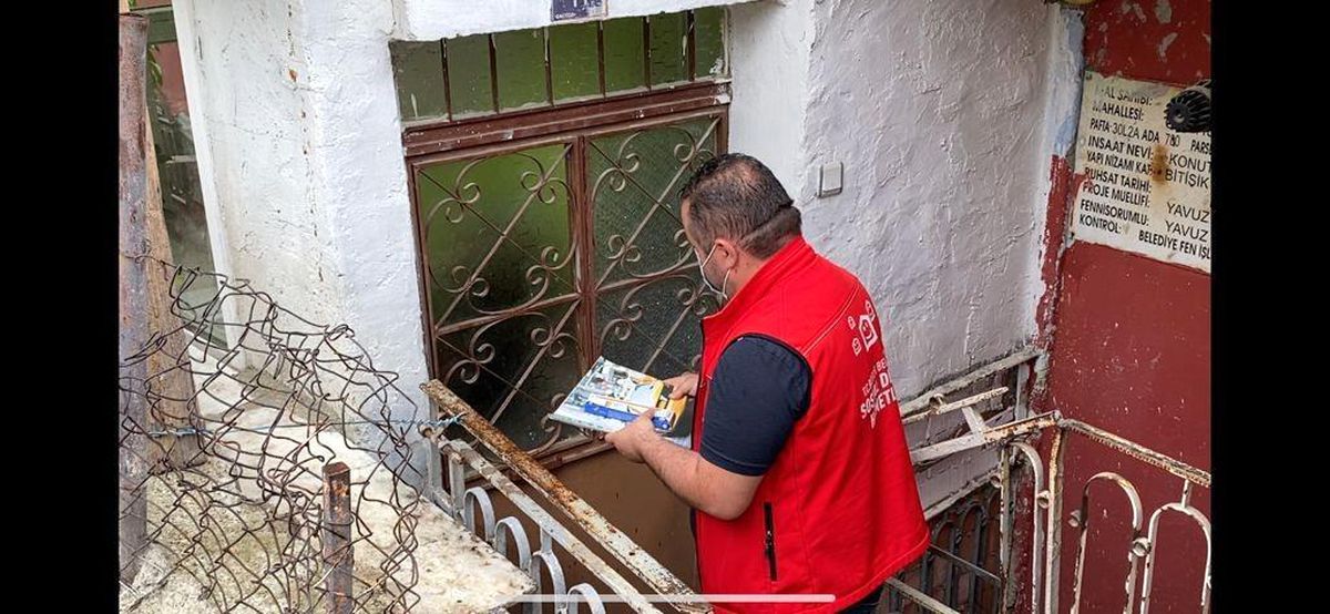 Dışarı çıkamayan öğrencinin yardımına belediye yetişti