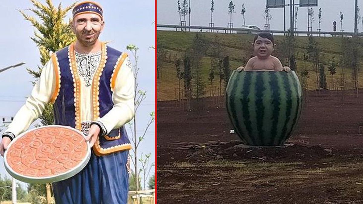 Diyarbakır\'da kayyum tarafından yaptırılan heykellere muhalefetten tepki geldi