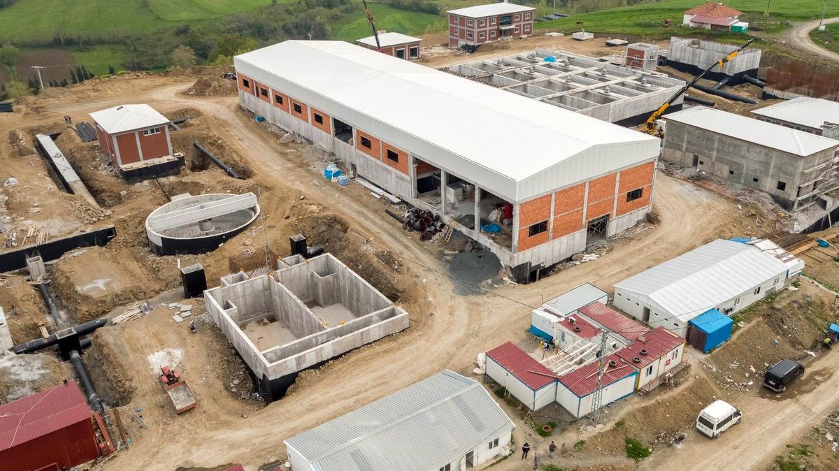 DSİ\'nin Samsun 19 Mayıs Barajı Hattı ve Arıtma Tesisi\'nde çalışmaları sürüyor