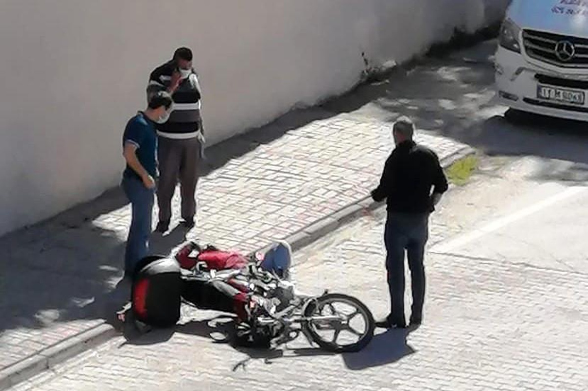 Son dakika! Motosiklet kazası, sürücü yaralandı