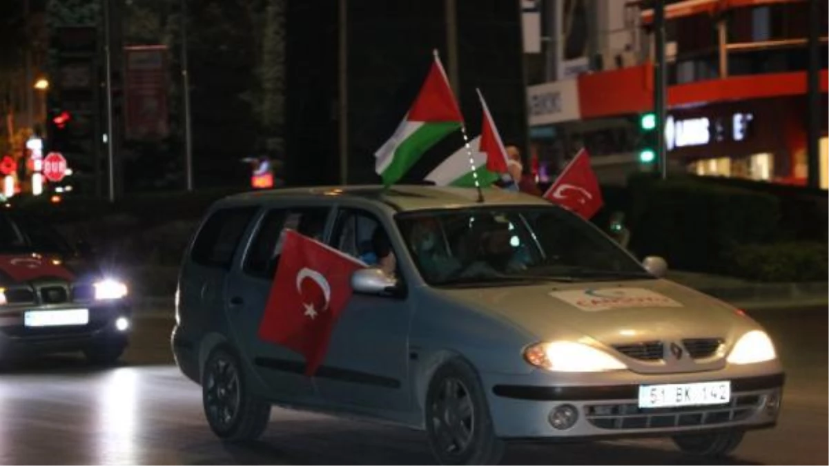 İç Anadolu\'da, İsrail polisinin Filistinlilere saldırması protesto edildi