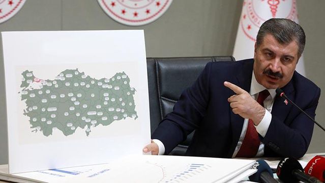 Son Dakika: Bakan Koca, illere göre her 100 bin kişide görülen koronavirüs vaka sayılarını açıkladı