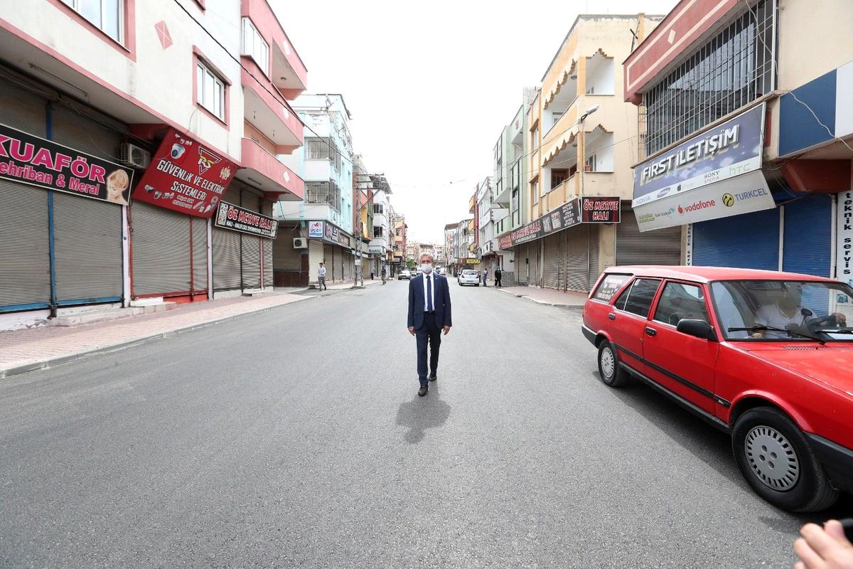 Tahmazoğlu asfalt çalışmalarını inceledi