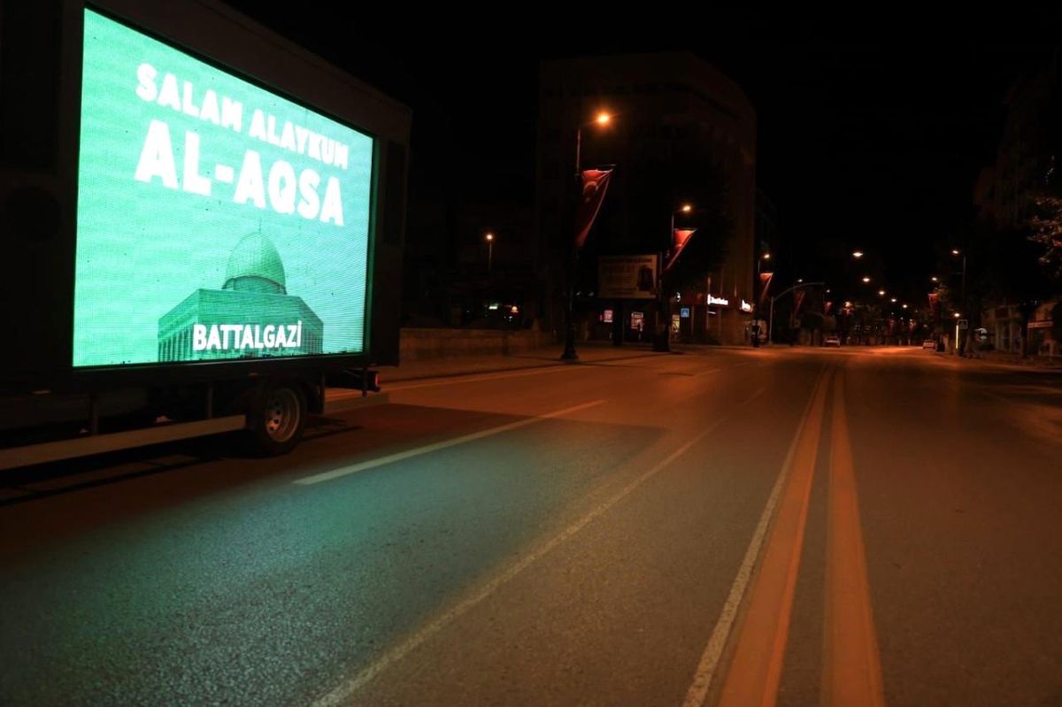 Son dakika: Battalgazi\'den Filistin\'e selamlı destek