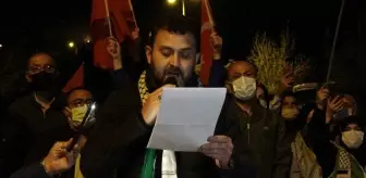 Çankırı'da İsrail'in yaptığı zulüm protesto edildi