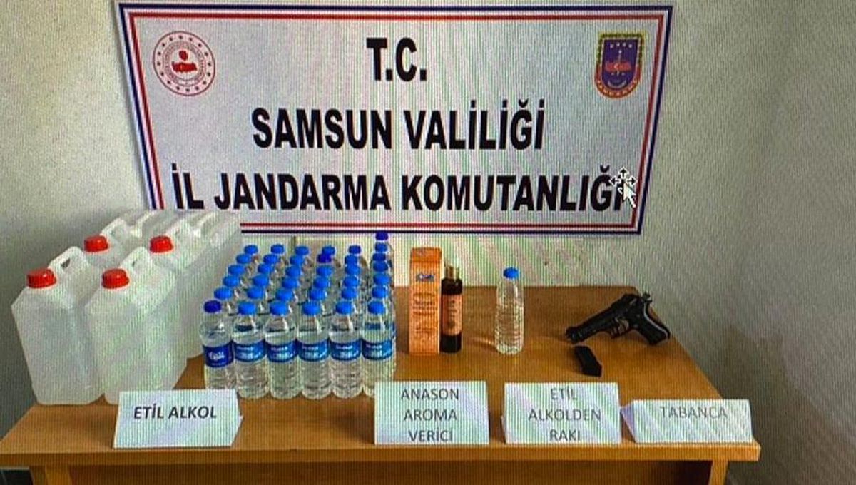 Kaçak etil alkol ele geçirildi: 1 gözaltı