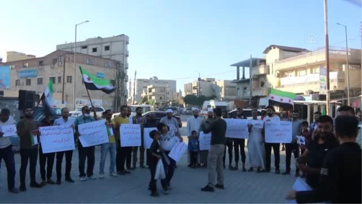 Suriye\'nin kuzeyinde Kudüs\'e destek gösterisi