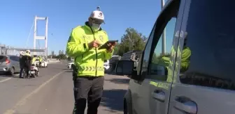 15 Temmuz Şehitler Köprüsü'nde arife denetimi