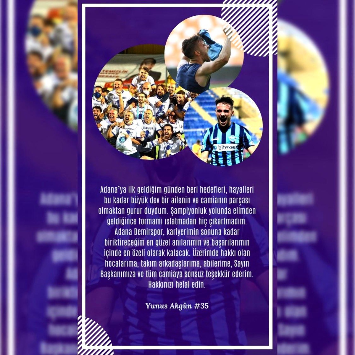 Adana Demirspor\'da Yunus Akgün de takımdan ayrıldı
