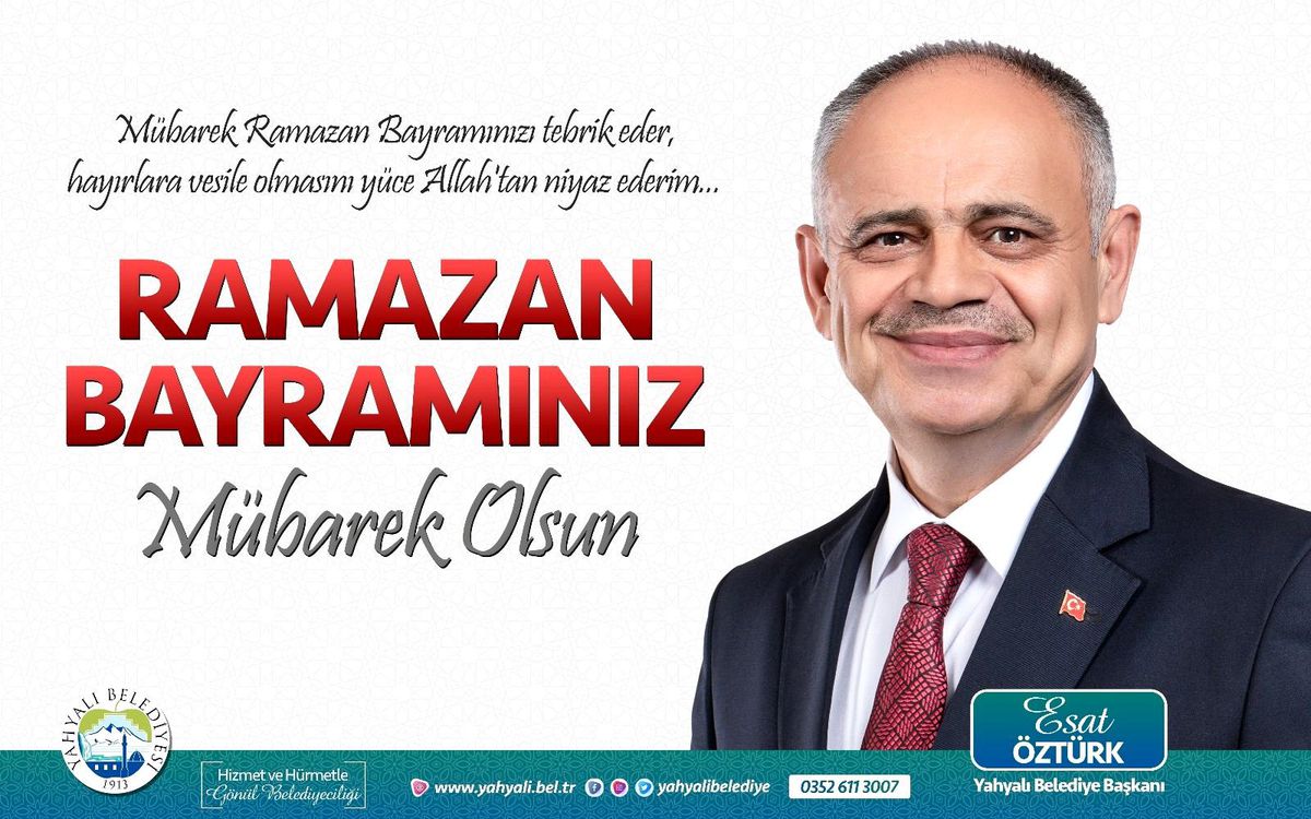 Başkan Öztürk: "İnşallah bu bayram koronavirüsün sona ermesine vesile olur"