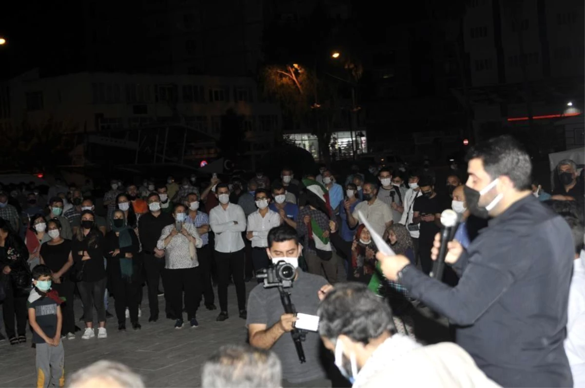 Ceyhan\'da İsrail protestosu