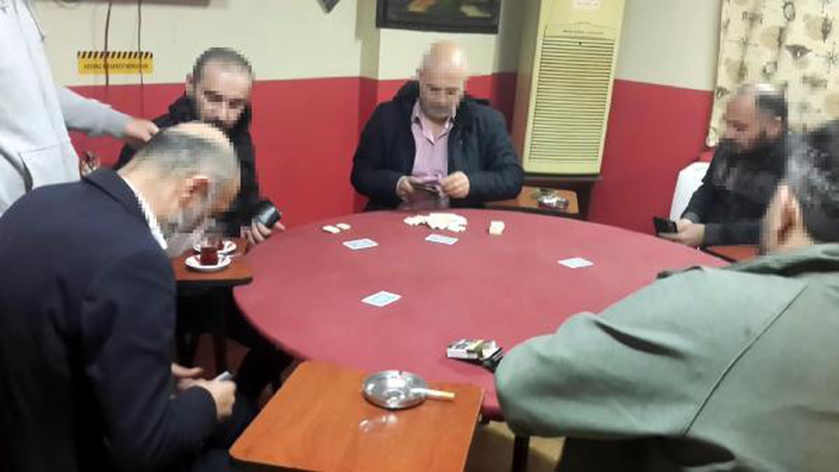 Dernekte kumar oynayan 12 kişiye 31 bin lira ceza