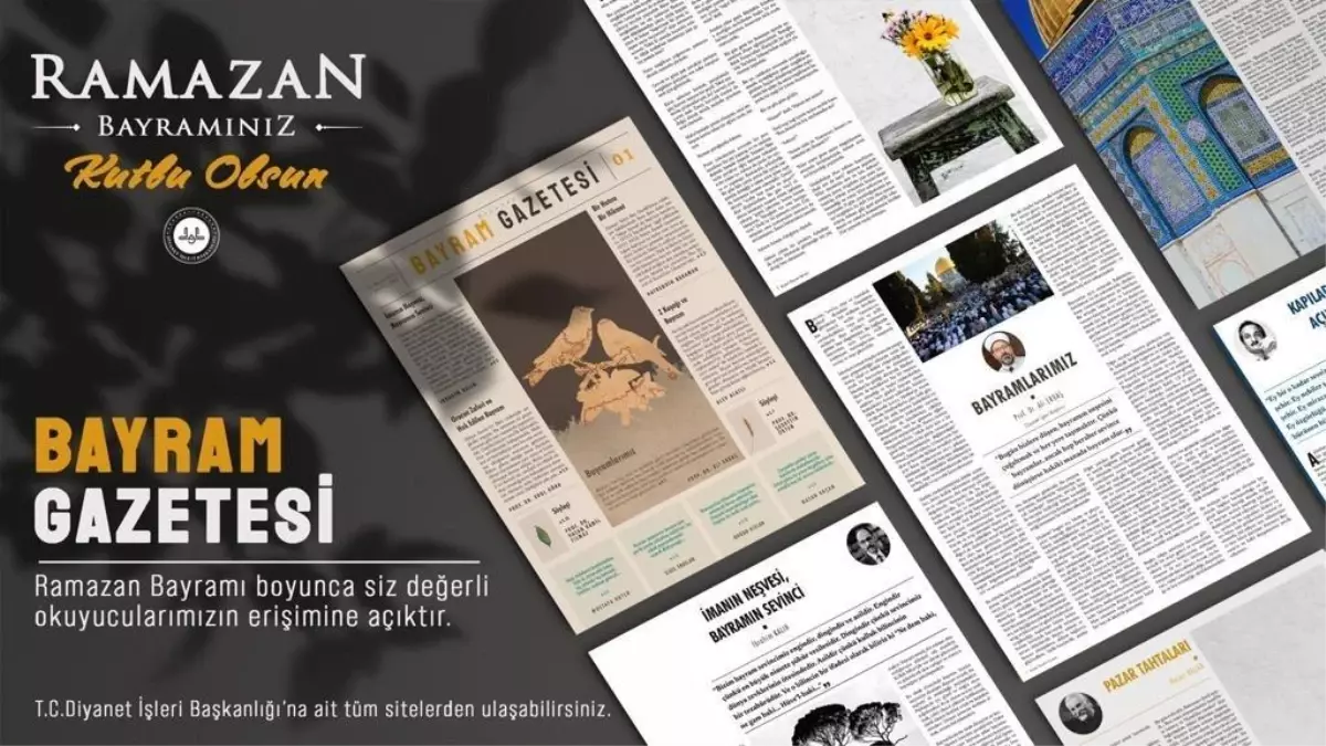 Diyanet Bayram Gazetesi yayın hayatına başladı