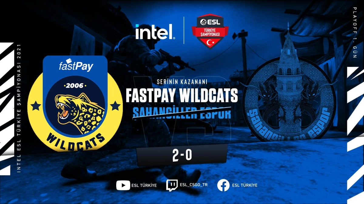 fastPay Wildcats ESL Türkiye CSGO Şampiyonası finallerinde!