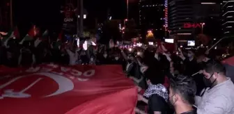 İstanbul'da İsrail protestosu