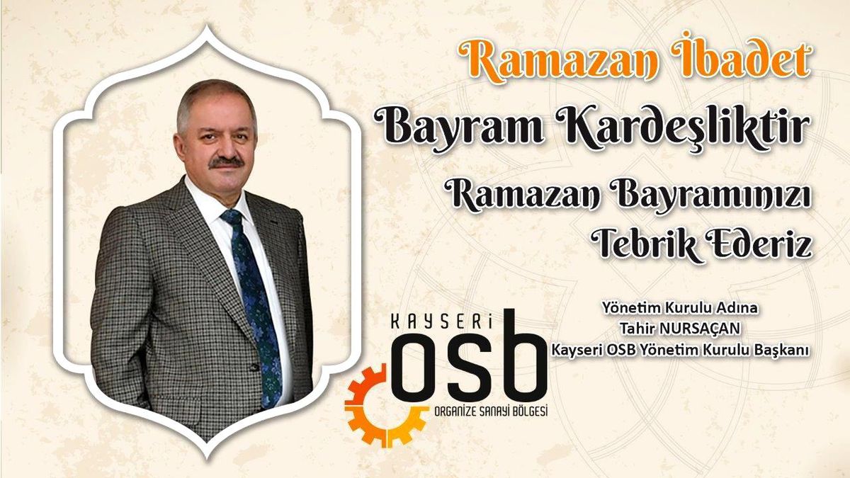 OSB Başkanı Nursaçan, "Mesafeler uzak, kalplerimiz yakın"