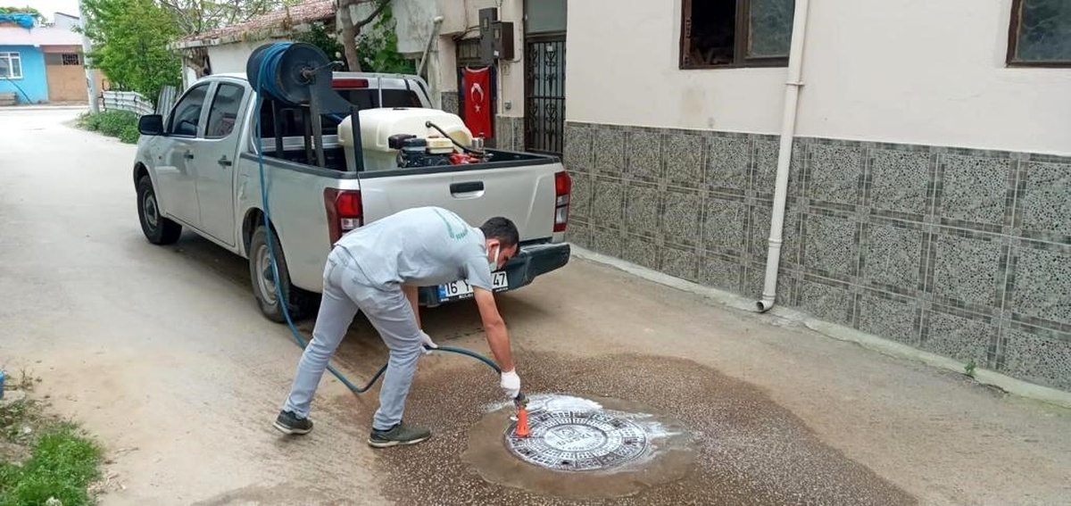 Osmangazi\'den haşerelere karşı ilaçlama