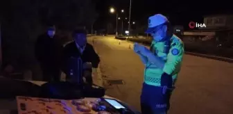 Şuhut'ta trafik ekiplerinden alkol denetimi