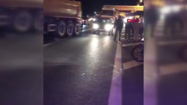TIR SÜRÜCÜLERİNDEN İSRAİL PROTESTOSU