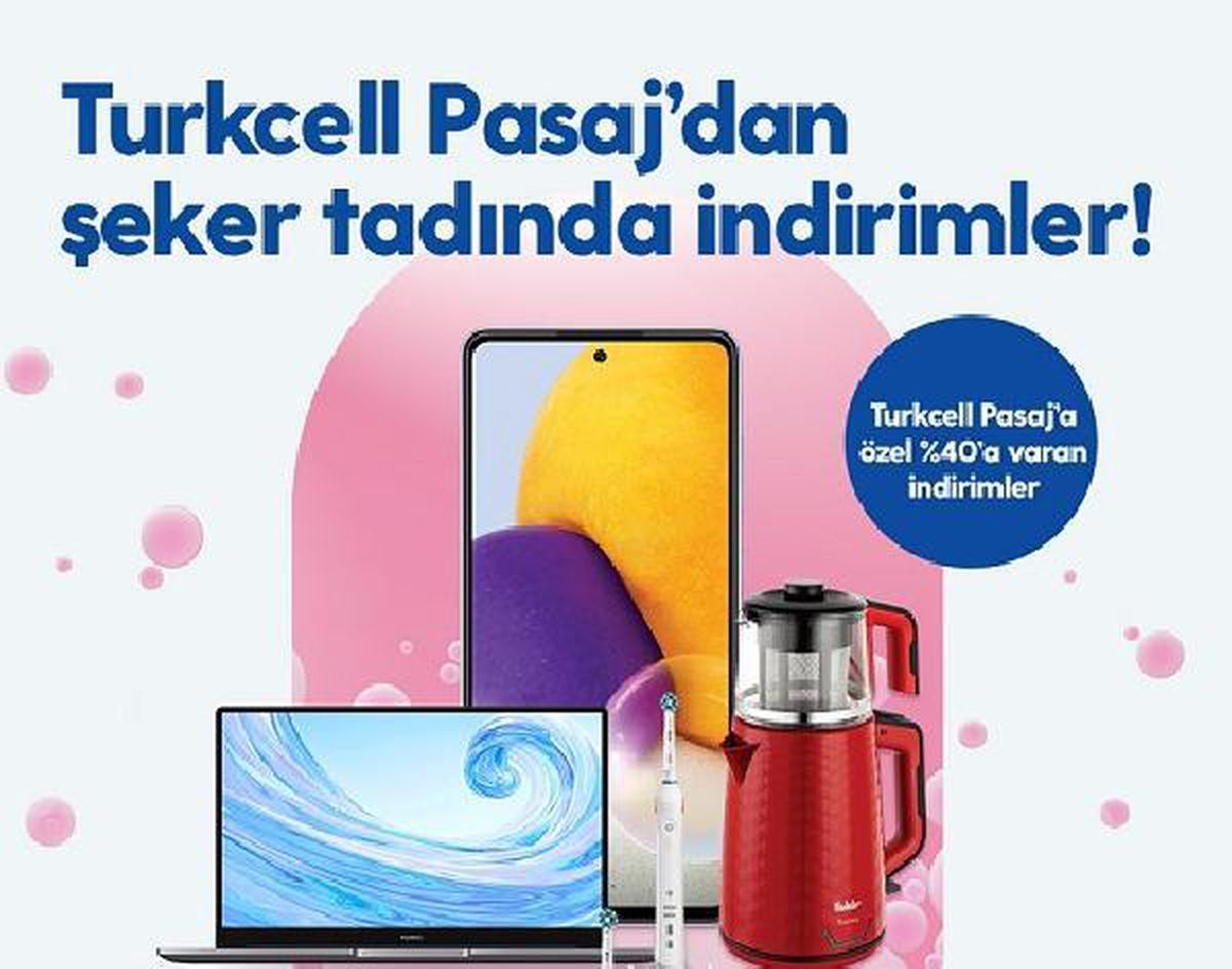 Turkcell Pasaj\'dan yüzde 40\'a varan bayram indirimleri