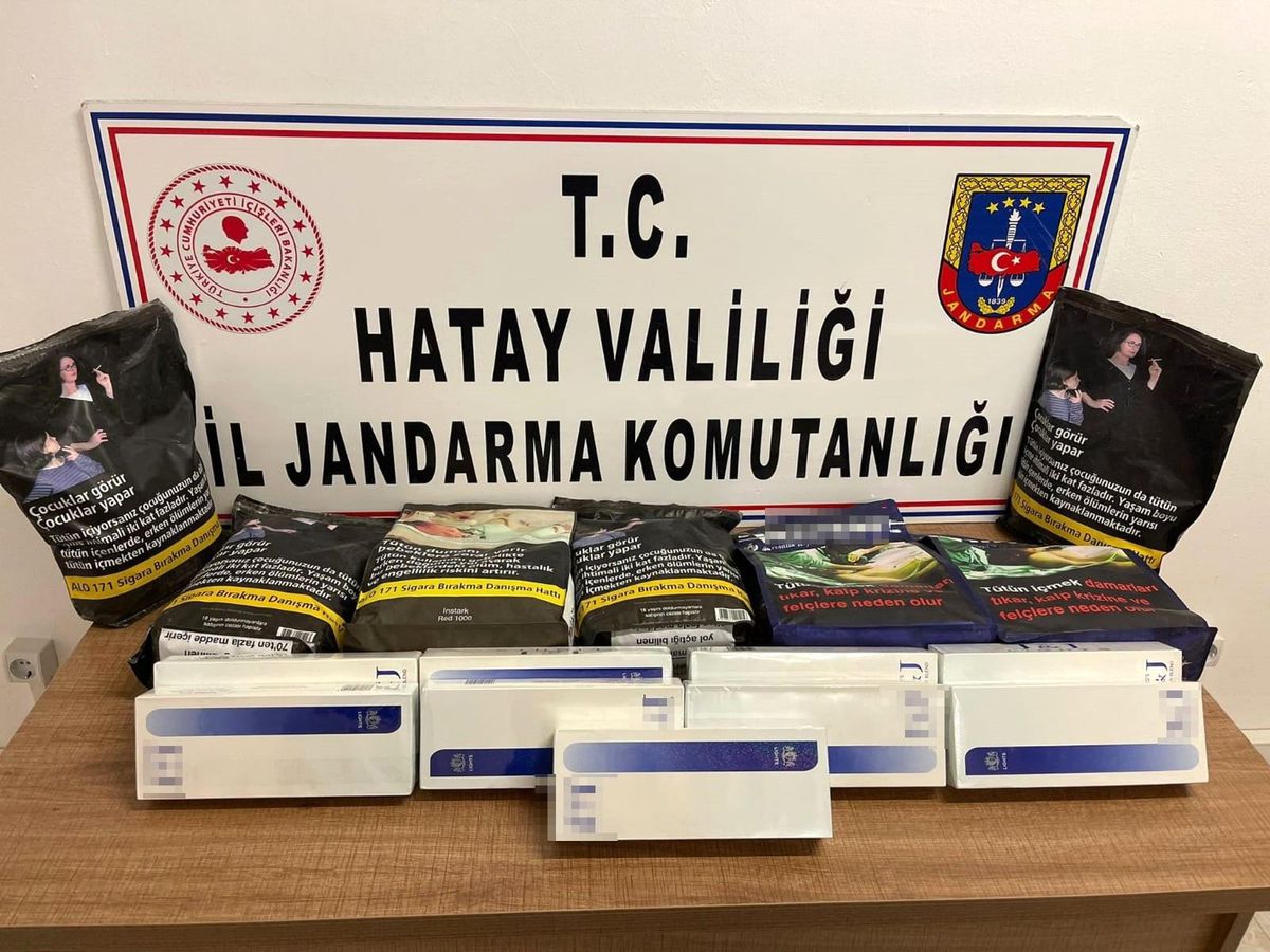 Altınözü\'nde jandarmadan kaçakçılık operasyonu