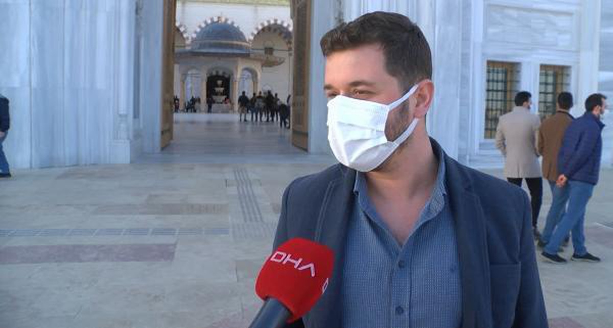 Çamlıca Camii\'nde bayram namazı