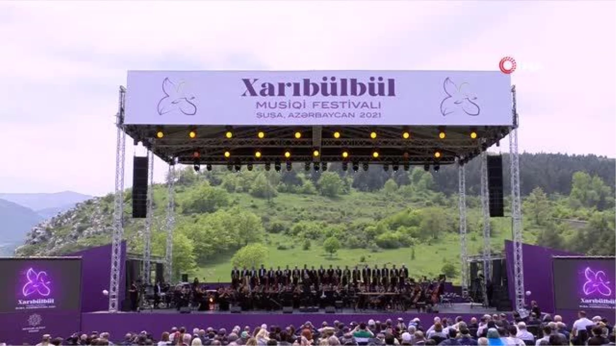 Karabağ\'ın incisi Şuşa\'da düzenlenen Harıbülbül Müzik Festivali sona erdi