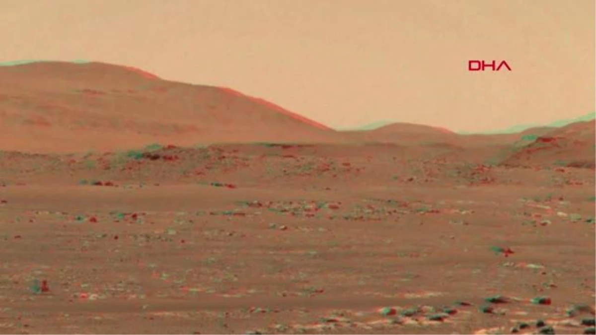 Mars helikopteri Ingenuity\'nin üçüncü uçuşunun 3D videosu yayınlandı