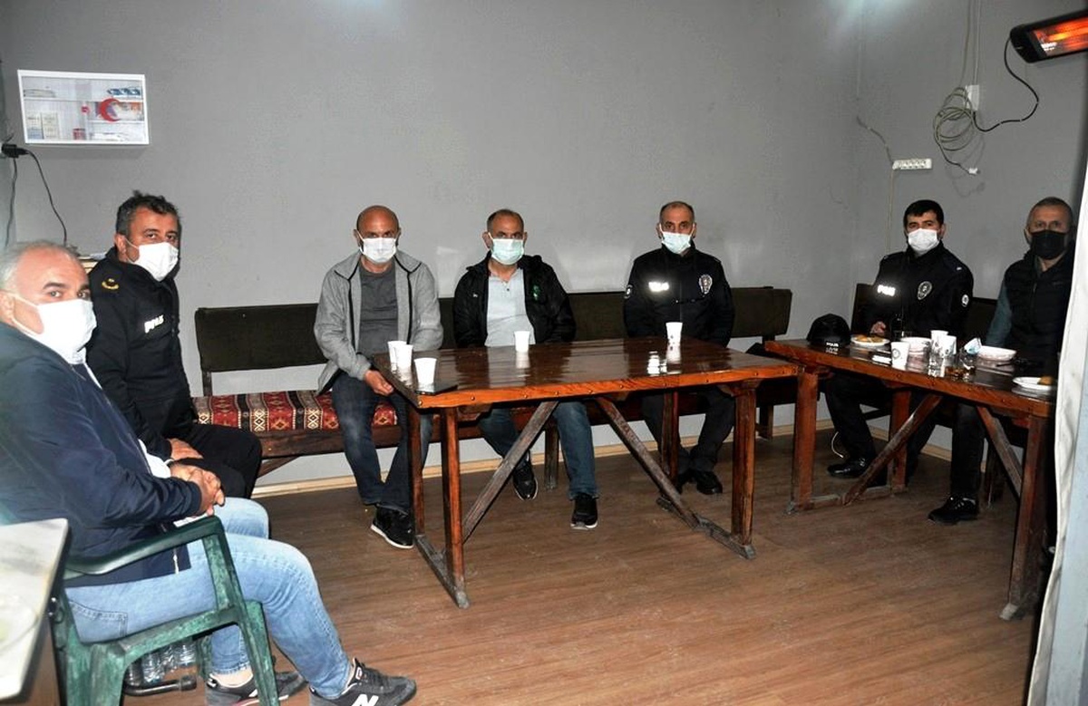 Oral\'dan polis kontrol noktalarına ziyaret