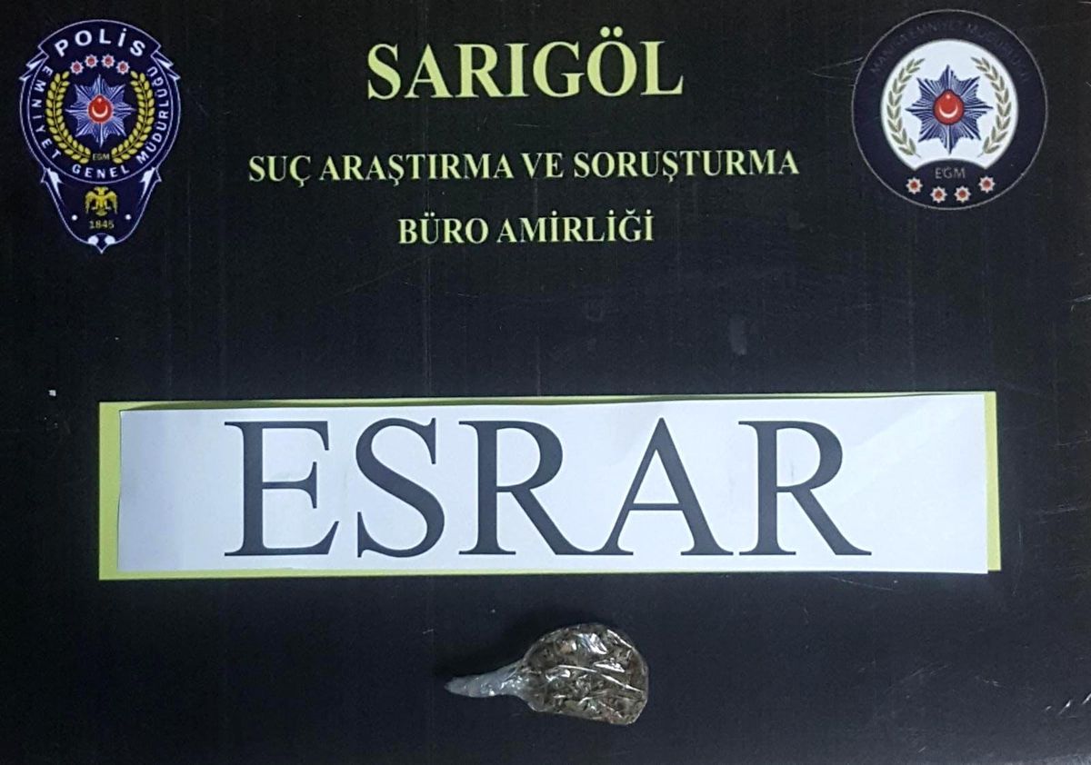 Son dakika haberi! Sarıgöl\'de polis uyuşturuculara göz açtırmıyor