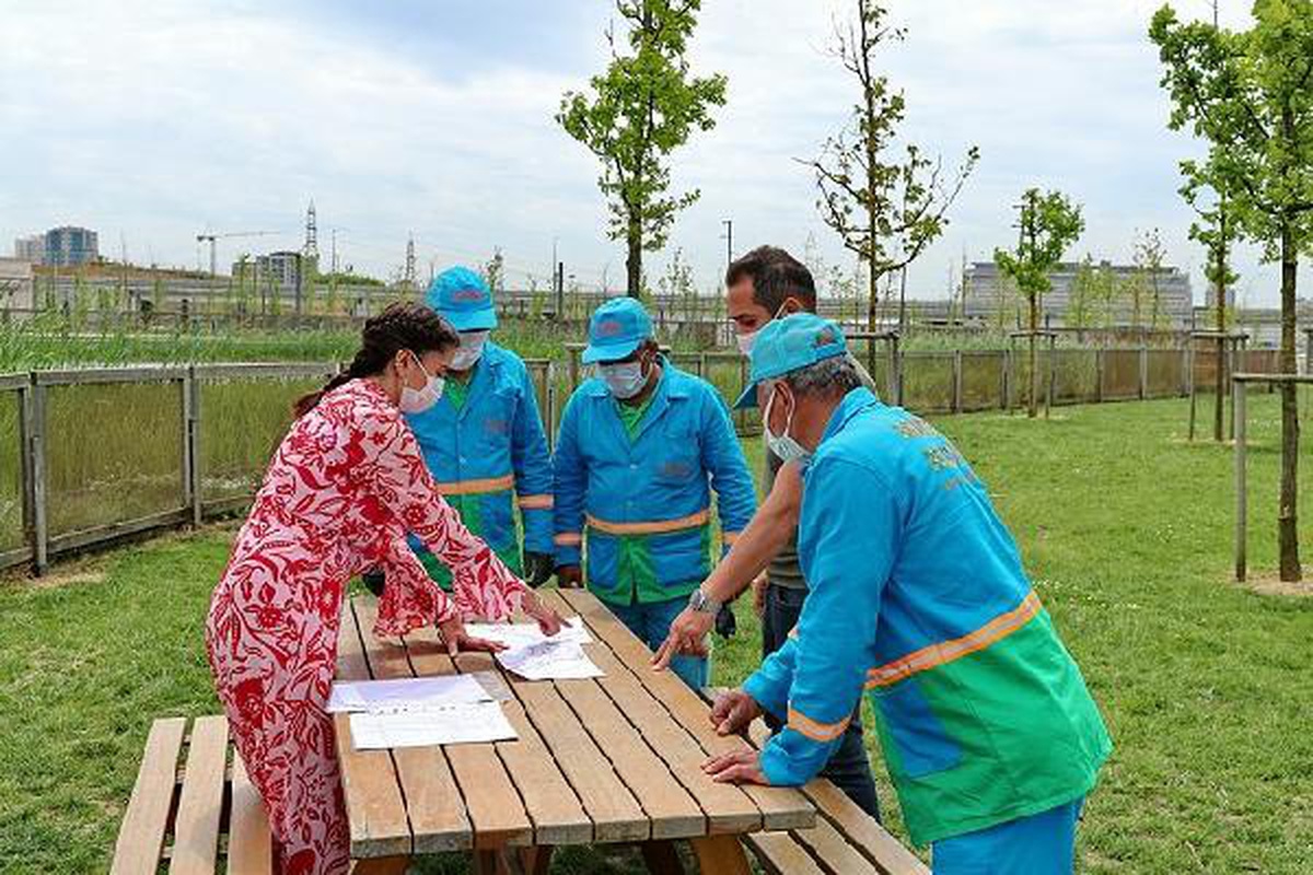 Başakşehir\'de doğaya dokunan sihirli eller unutulmadı