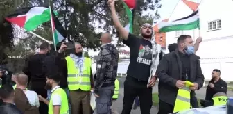 Danimarka'da polis Filistin'e destek gösterisinde göz yaşartıcı bombayla müdahale etti