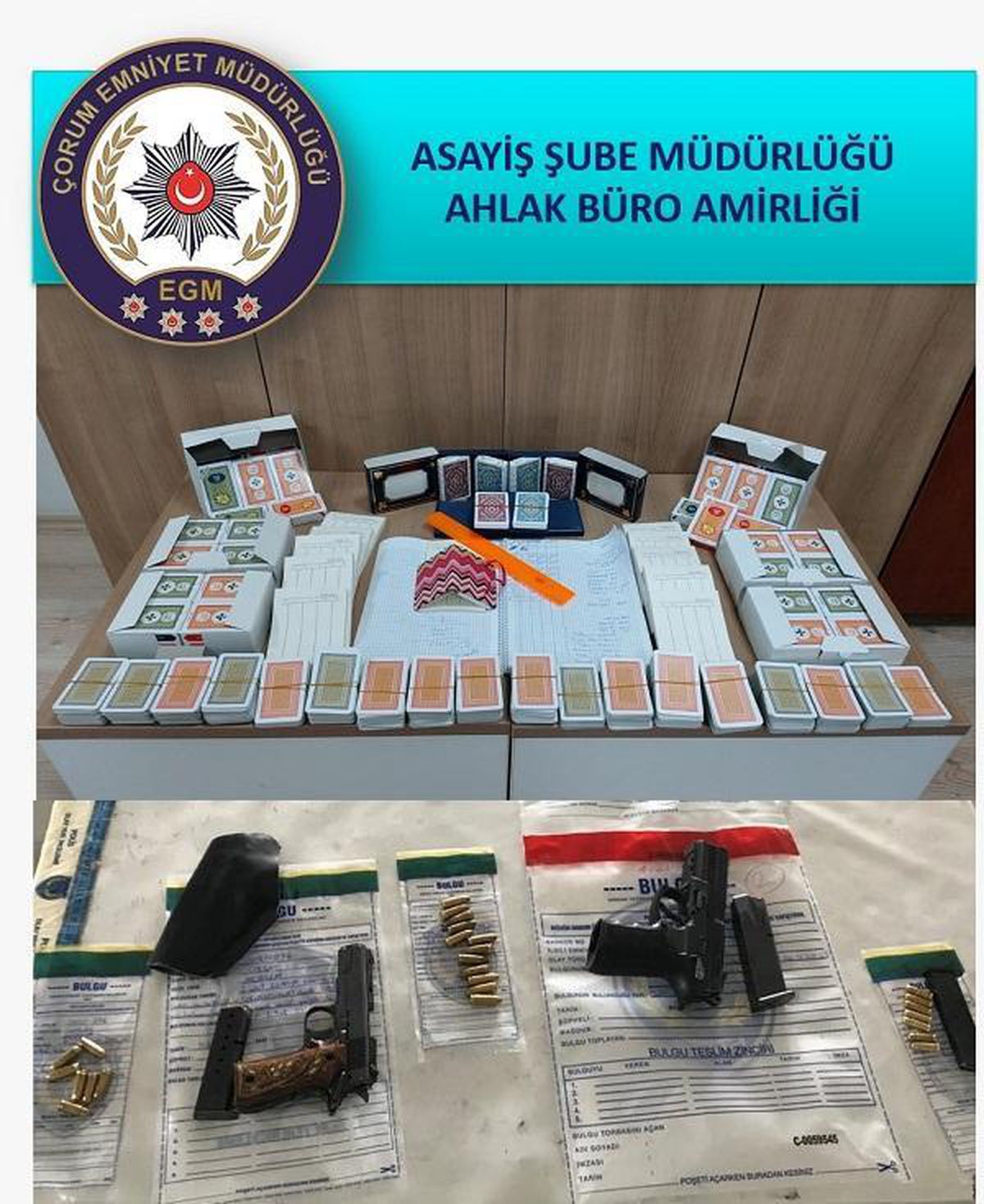Dernekte kumar oynayan 9 kişiye, 41 bin lira ceza