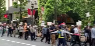 Japonya'da 'Filistin Dayanışması ve Kudüs' gösterisi düzenlendi