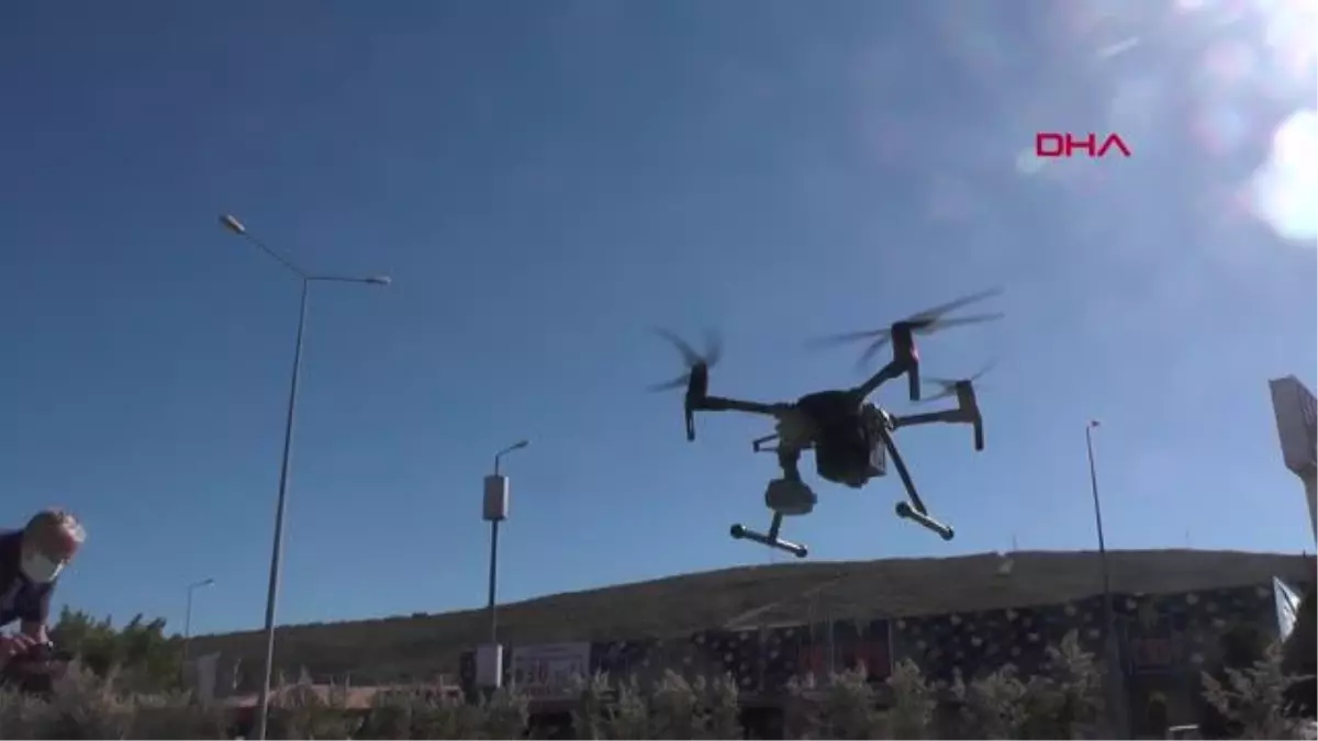 MUĞLA\'DA, TRAFİK EKİPLERİNDEN DRONE DESTEKLİ DENETİM