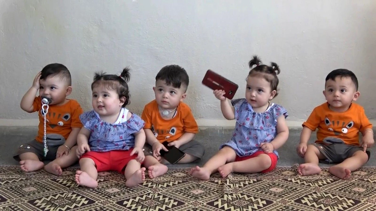 Suudi Arabistan\'dan Hatay\'a getirilen beşiz bebeklere mama ve bez yardımı geldi