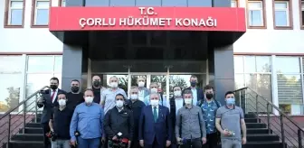 TBMM Başkanı Şentop Çorlu Kaymakamlığını ziyaret etti