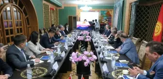 TOBB Başkanı Hisarcıklıoğlu, Kırgız Bakan Şıkmamatov ile görüştü