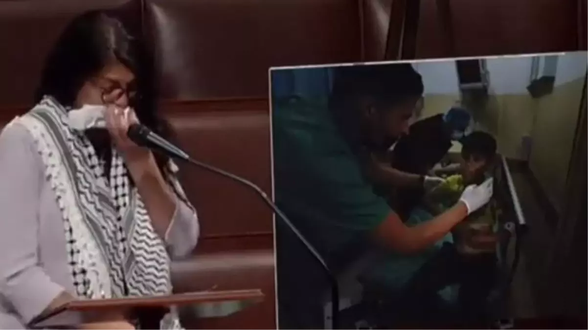 ABD\'li vekil Gazze\'de olanları anlatırken gözyaşlarını tutamadı: En kutsal mekanınıza ses bombaları atılırken dua edebilir miydiniz?