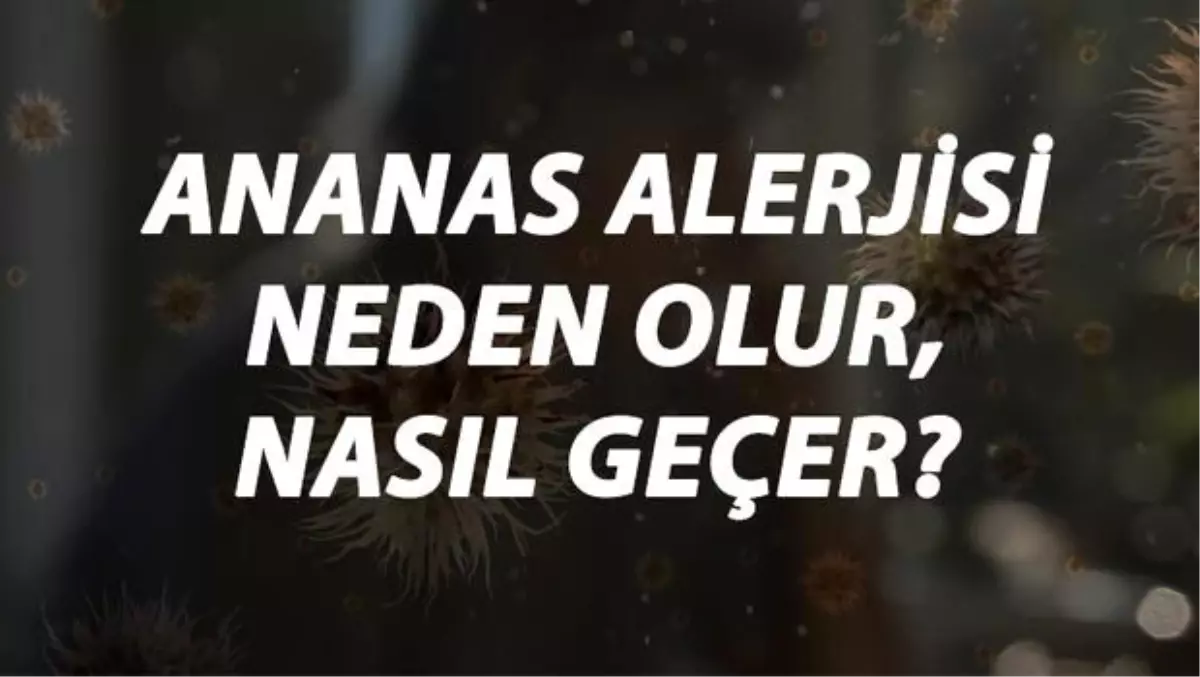 Ananas Alerjisi Nedir, Neden Olur ve Nasıl Geçer? Ananas Alerjisi Belirtileri ve Tedavisi Hakkında Bilgi