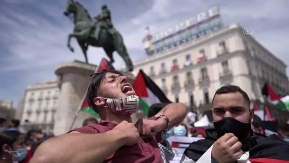 İsviçre\'de binlerce kişi İsrail\'in Mescid-i Aksa\'ya ve Filistinlilere yönelik saldırılarını protesto etti