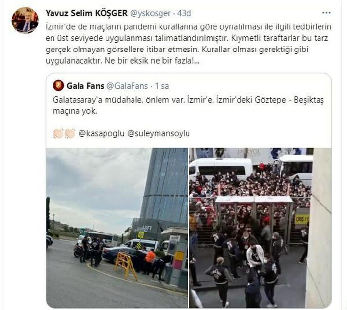 İzmir Valisi Köşger, sosyal medya paylaşımlarını yalanladı