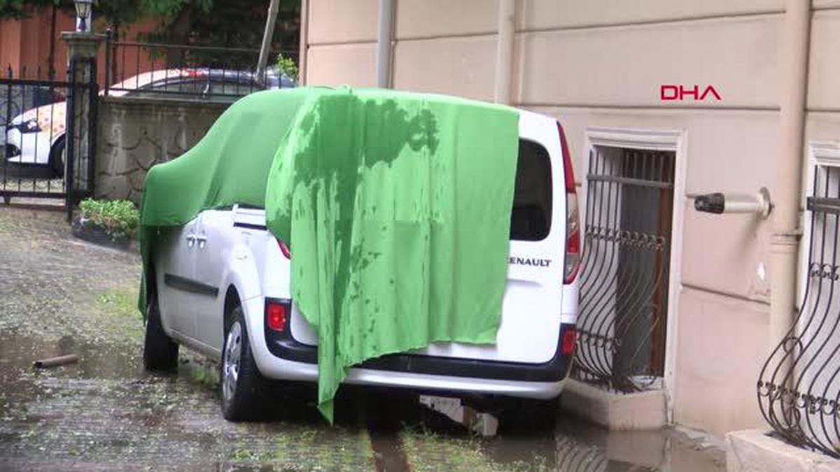 Anadolu Yakası\'nda doluya karşı halılı bataniyeli önlem