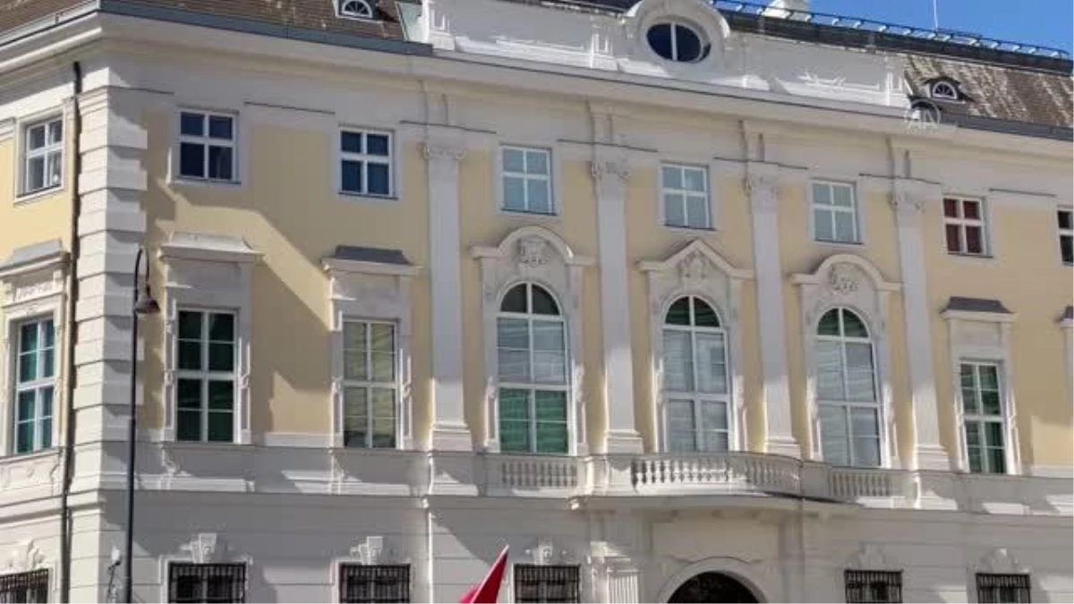 Avusturya\'da devlet binalarında İsrail bayrağına yer verilmesi protesto edildi