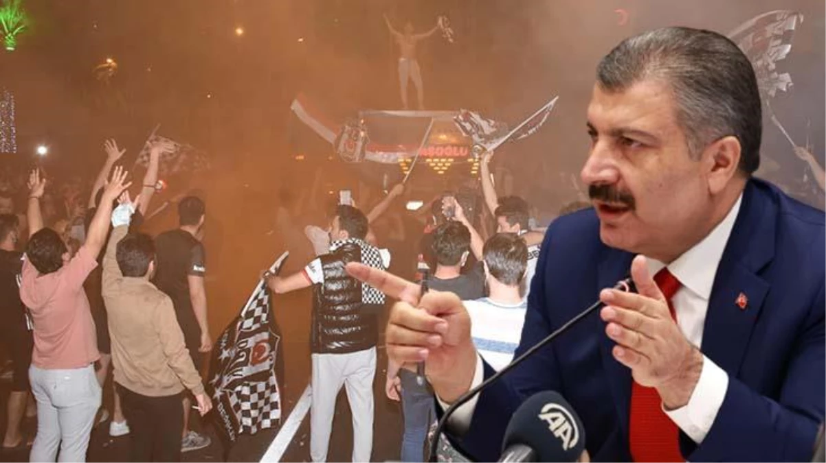 Şampiyonluğu coşkuyla kutlayan Beşiktaş taraftarına Bakan Koca\'dan uyarı: Riskten uzak duralım