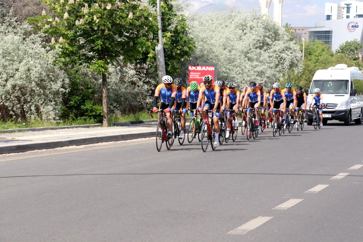 AFAD Gönüllüleri Samsun\'a pedal çeviriyor