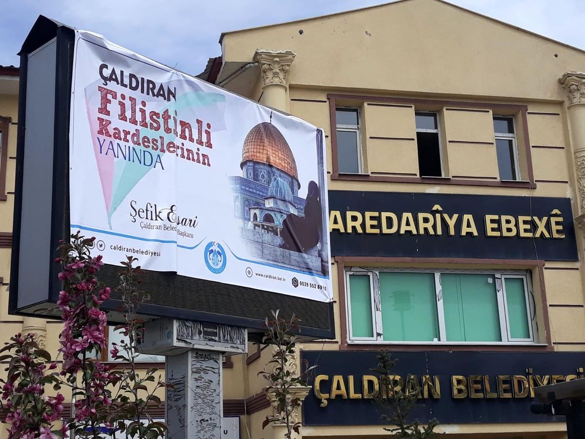 Çaldıran\'dan Filistin\'e destek