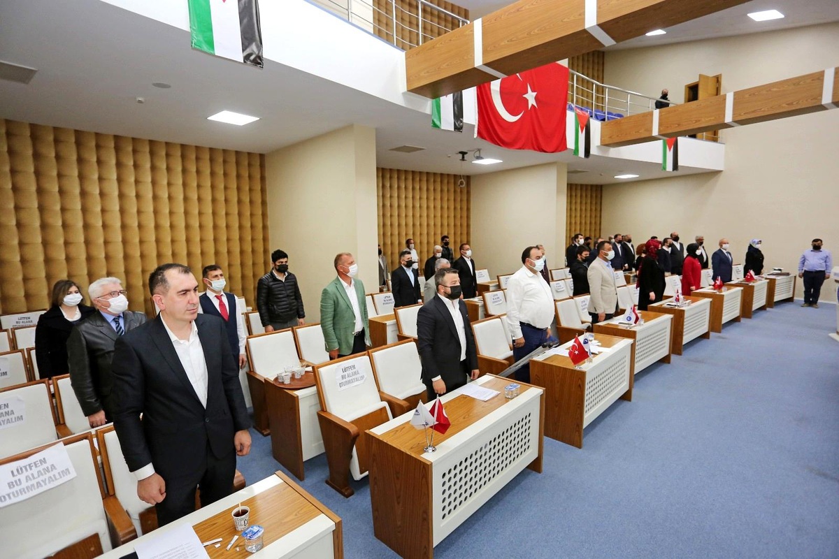 Canik Belediye Meclisi\'nden Filistin\'e destek